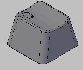 鍵盤(pán)帽用CAD怎么畫(huà)？