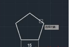 CAD如何按照比例縮放五邊形？